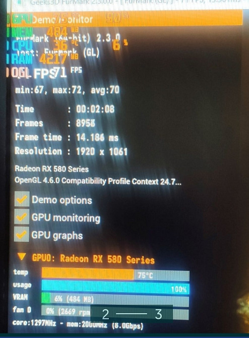 Видеокарта: RX 580 Nitro + 8Gb Киев - изображение 2