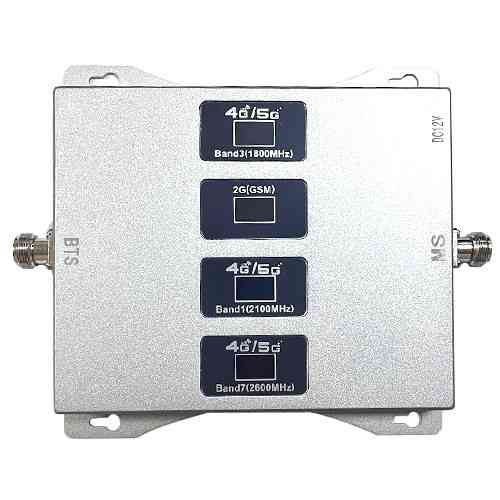 GSM репитер 4 диапазона 900/1800/2100/2600 усилитель связи 3G 4G LTE мобильный сигнал Киев