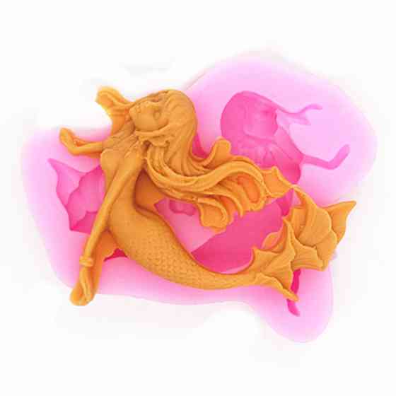 Молд кондитерский Русалка 69 на 82 мм розовый Киев