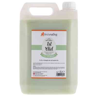 Шампунь для тварин Dezynadog 1St Aid Medicated для лікування сухої пошкодженої шерсті, полегшення свербежу і лущення 5 л (5052372014845) Вінниця
