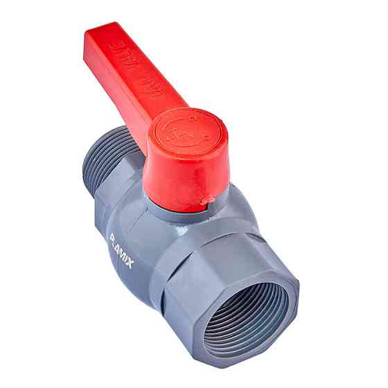 Кран кульовий Plamix PVM-1 1/4" FM PVC (PM0622) Київ