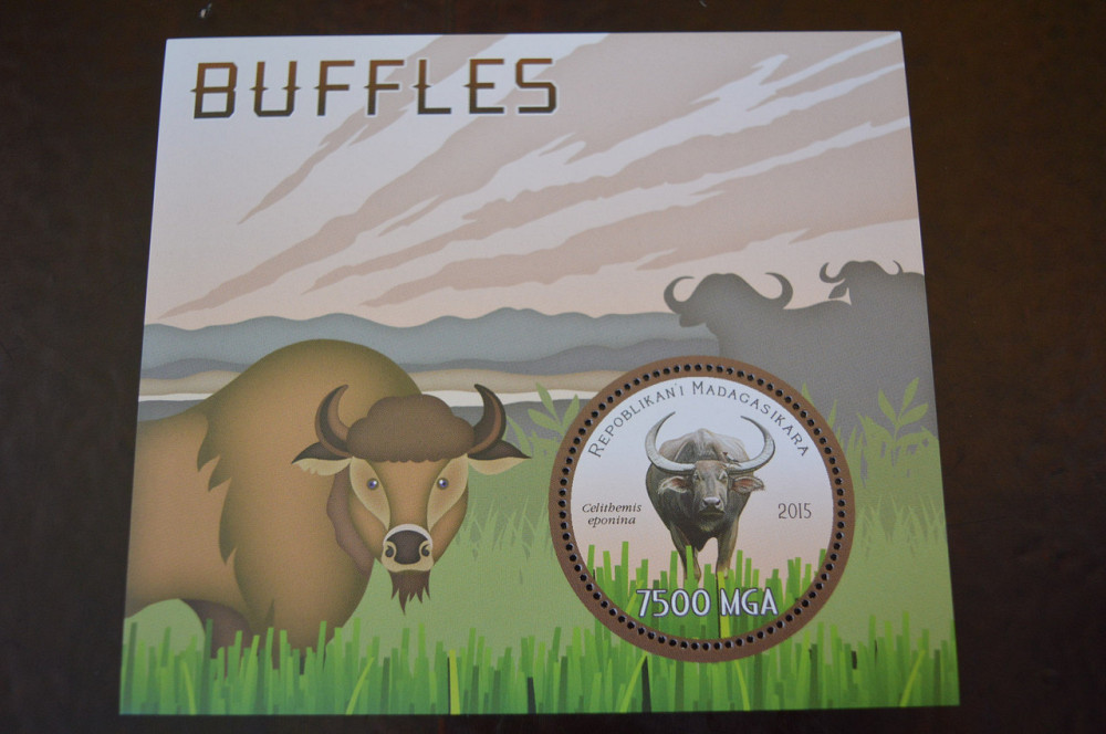 Мадагаскар. Марки. Фауна. Блок. 2015 рік (А-22) Полтава - фото 1