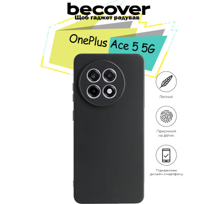 Чехол для мобильного телефона BeCover OnePlus Ace 5 5G Black (713139) Винница - изображение 5