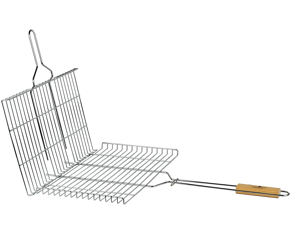 Решетка-гриль плоская большая 66*45*26см MH-0164 Днепр - изображение 3