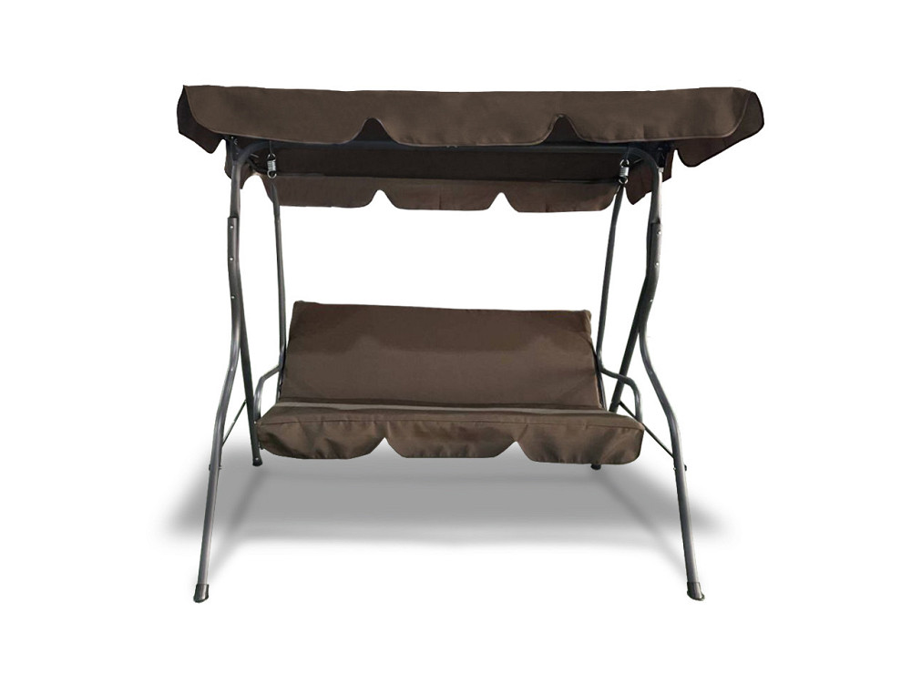 Качеля садовая 3 местная Avko Relax с козырьком для сада, дачи садовые качели Киев - изображение 2