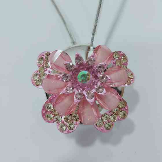 Уцінка! Магніти (2шт., пара) для штор, гардин "Flowers" колір рожевий 81-225/1 Київ