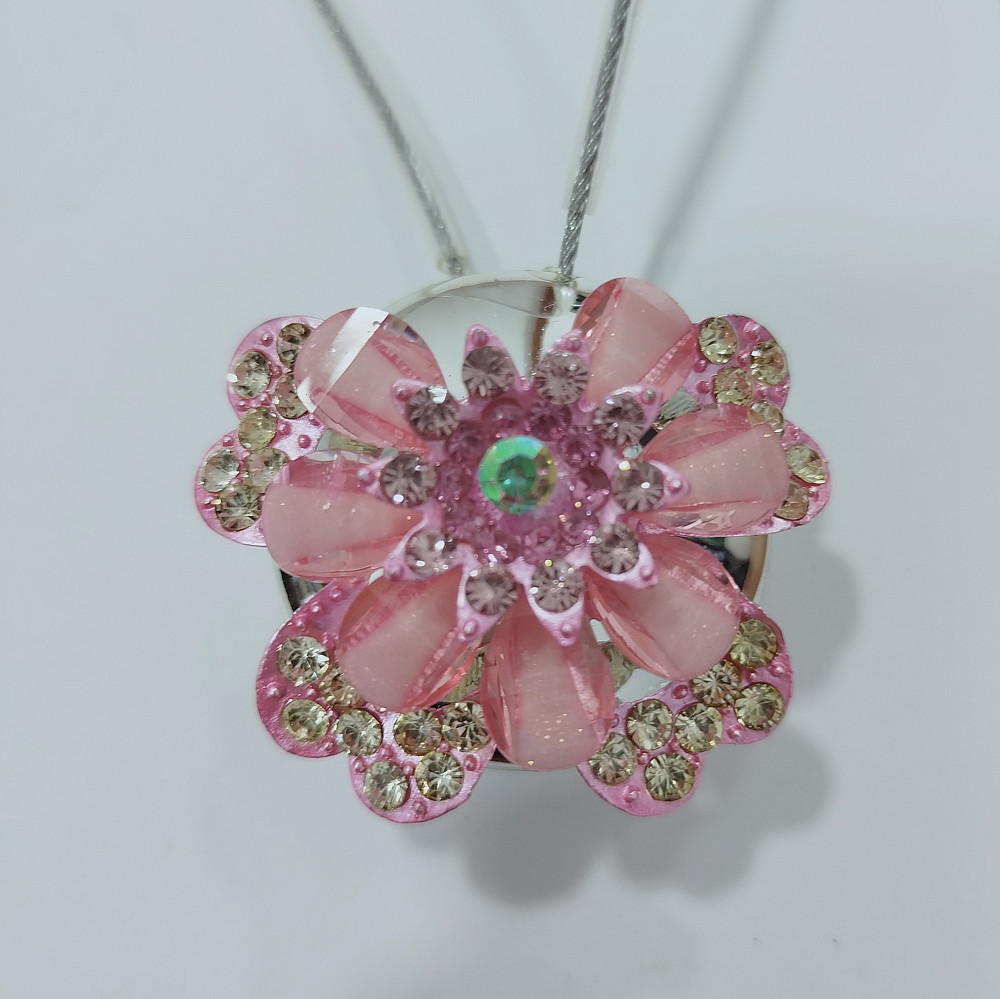 Уцінка! Магніти (2шт., пара) для штор, гардин "Flowers" колір рожевий 81-225/1 Київ - фото 2