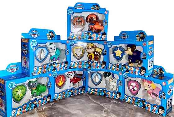 Фигурки Герои Щенячий Патруль с значком, Чейз, Гонщик, Скай, Кремез. Харьков