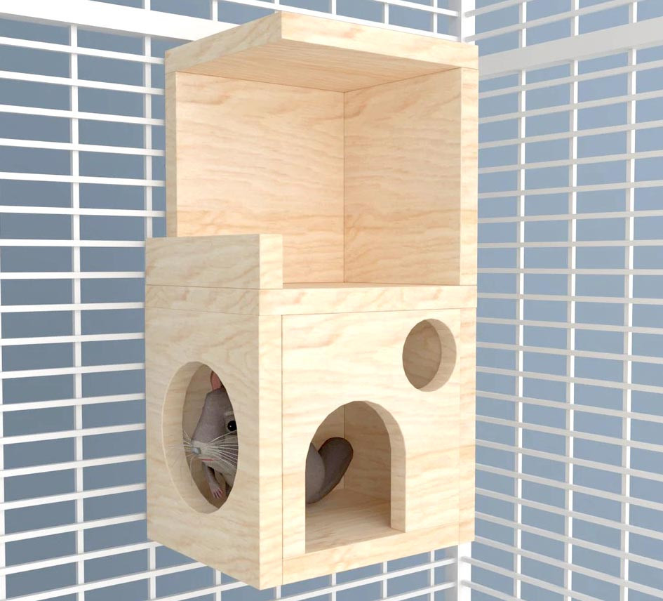 Домик для шиншиллы 