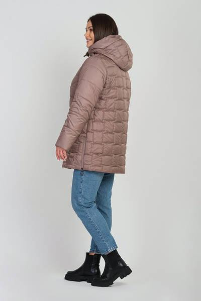 Женская стёганная демисезонная куртка больших размеров Киев - изображение 7