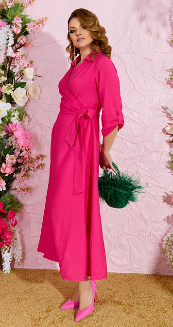 Стильное льняное платье (52) Киев - изображение 3