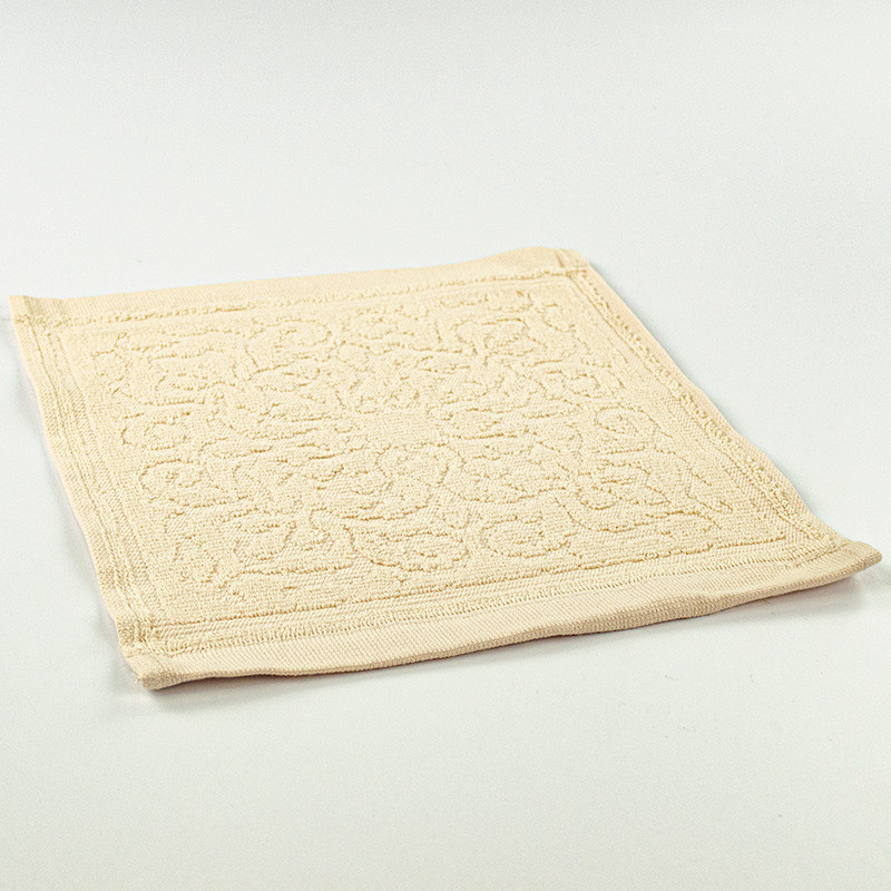 Кухонная жаккардовая салфетка GM Textile 25х25см 380 г/м2 (Бежевый) Сумы - изображение 2