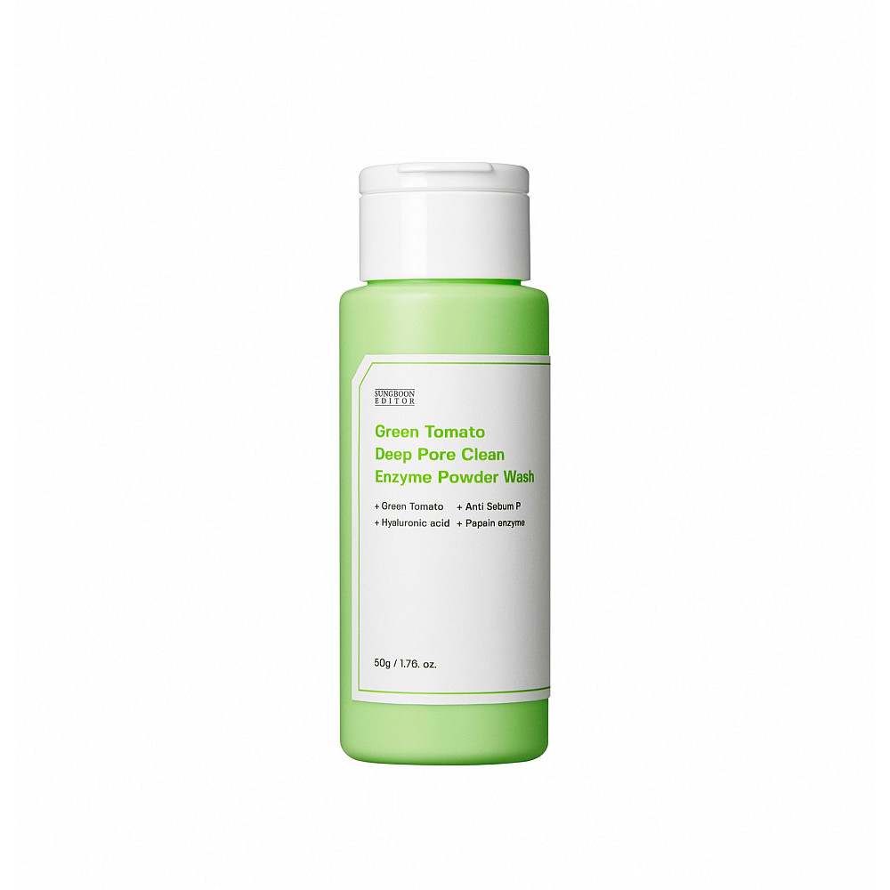 Пудра ензимна для очищення Green Tomato Deep Pore Clean Enzyme Powder Wash Sungboon Editor 50 г Київ - фото 1