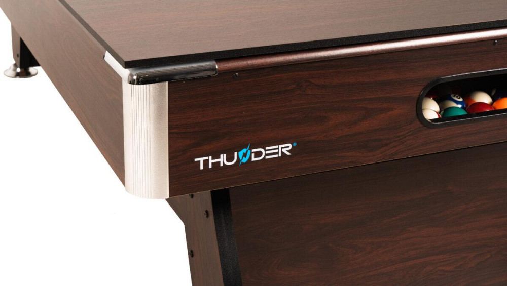 Більярдний стіл THUNDER 7FT BOLD-BROWN з покриттям для пінг-понгу/обіднього столу, 214 х 122 х 81 см Київ - фото 3