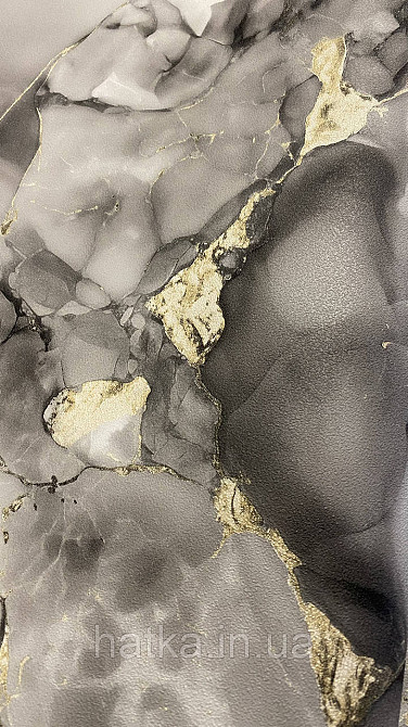 Обои метровые виниловые на флизелине A.S.Creation Elite of Shades1.06x10 под мрамор серый золото 78657-2 Киев - изображение 3