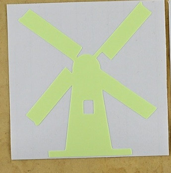 Наклейка люмінесцентна "Млин" - 10*10см Київ - фото 2