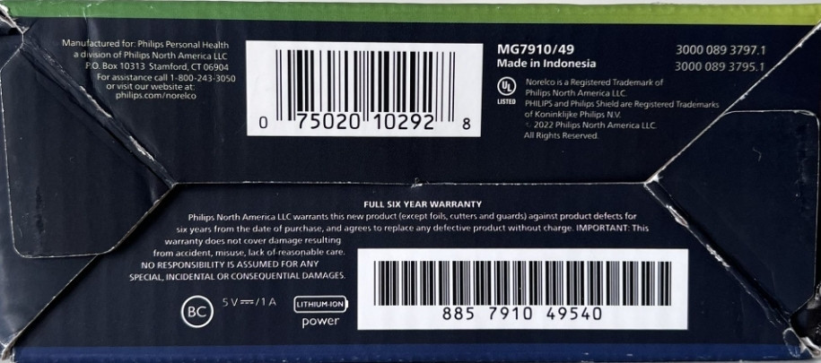 Тример PHILIPS Multigroom Series 7000 MG7910/49 Харків - фото 3