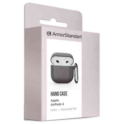 Чохол для навушників Armorstandart Hang Case для Apple AirPods 4 Advanced ash (ARM81278) Вінниця