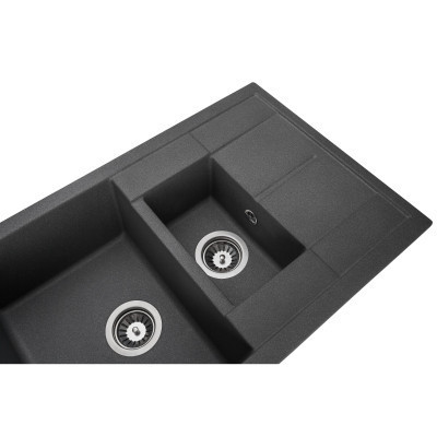 Мийка кухонна GRANADO LEON grafito (gr1009) Вінниця - фото 5