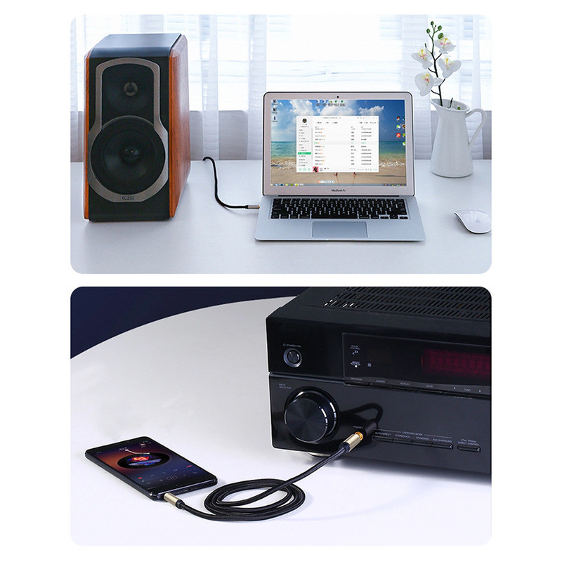 Аудиокабель UGREEN AV127 3.5mm to 6.35mm TRS Stereo Audio Cable 1m Gray Одесса - изображение 6