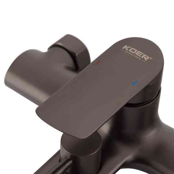 Змішувач для ванни Koer KB-40028-07 з коротким виливом (KR5308) якісний кран Харків