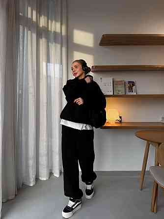 Жіночий теплий костюм Чорний 42/46 Харків