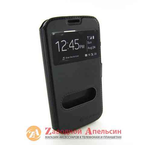 Чехол книжка Samsung I9500 I9505 S4 Smart Case black Одесса