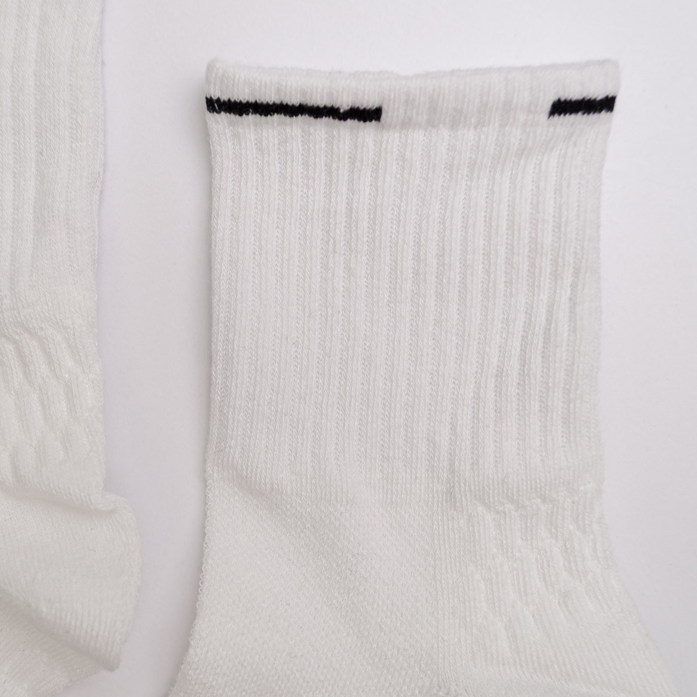 Набор носков мужских хлопковых 10 пар Youstar 070 Средние 41-47 Белый черный Сумы - изображение 5