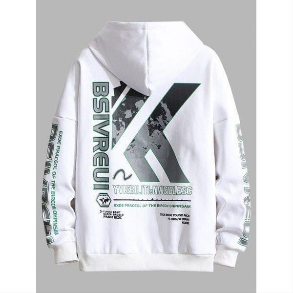 Худі, біла толстовка чоловіча, світшот 2711253767 розмір 48 Дніпро - фото 1