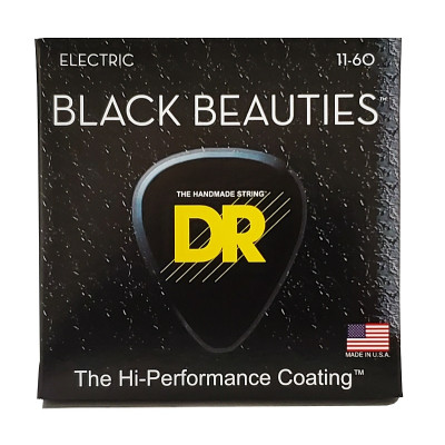 Струны для гитары DR Strings Black Beauties Electric - Extra Heavy 7-String (11-60) (BKE7-11) Винница - изображение 1