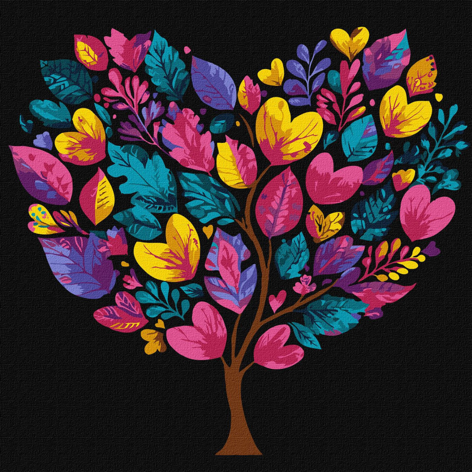 Картина за номерами "Дерево життя" KHO5177, 30х30 см Вінниця - фото 1