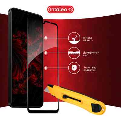 Стекло защитное Intaleo Full Glue Xiaomi Redmi 14C Black (1283126598722) Винница