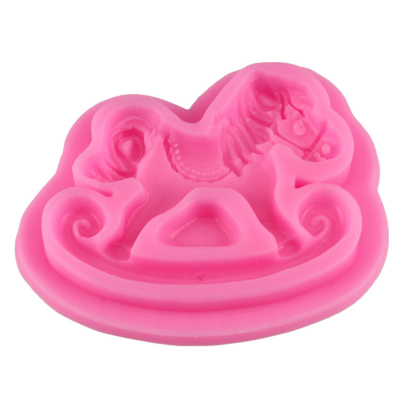 Силиконовая форма Лошадь 80 на 92 мм розовый Киев - изображение 7