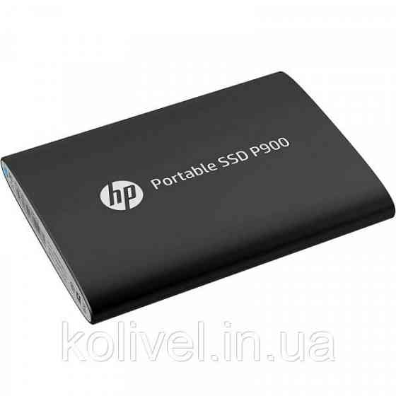 SSD external, USB 3.1 Gen2 Type-C 512Gb, HP P900, TLC, Black, чорний, Retail (7M690AA) Киев
