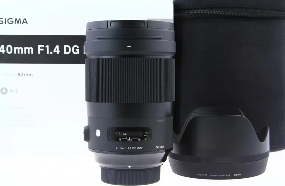 Об'єктив Sigma A 40mm f/1.4 DG HSM (Sony E) Київ - фото 1