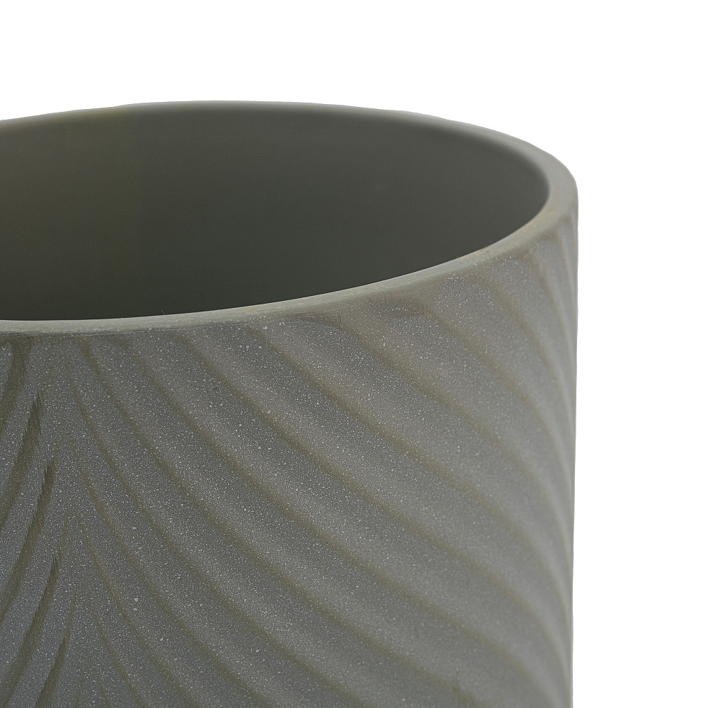 elemi Кашпо для квітів керамічне elemi "Листок" (темно-зелений) 19" круглий 4,5 л Коломия - фото 4