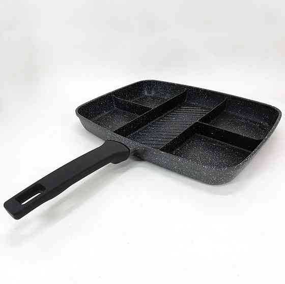 Практична сковорода для кухні UNIQUE UN-4021 38 х 31см, Сковорода з алюмінієвим шаром OV-14 Івано-Франківськ