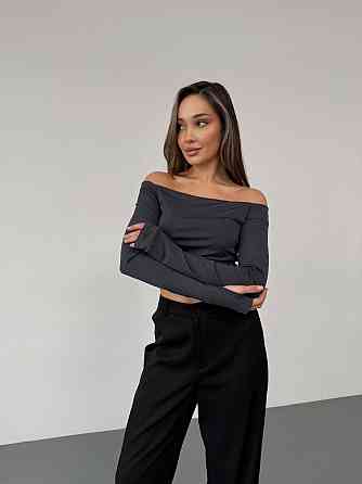 Стильна жіноча кофта з відкритими плечима мікродайвінг 46/48 Одеса