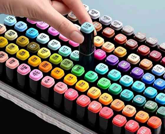 Набір скетч-маркерів Sketch Marker 9369, 262 шт. Винница