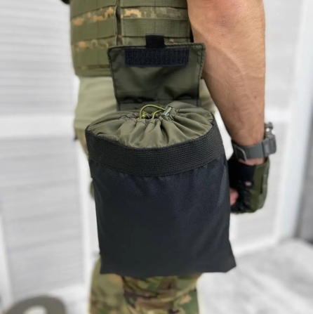 Тактическая сумка подсумок для сброса Fagot (Черный) Винница - изображение 1