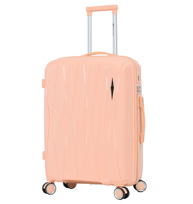 Чемодан полипропиленовый MADISSON 51103 средний 67 см коралловый Киев - изображение 1