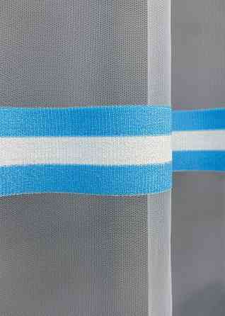 Тюль фатин смуги Колір блакитний з білим 1776т Київ