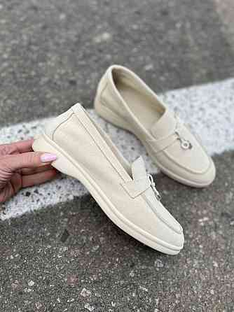 Notta bene Лофери жіночі Notta bene T-0124 св.бежевий (весна-осінь, замша натуральна) (5907) 38 Коломия