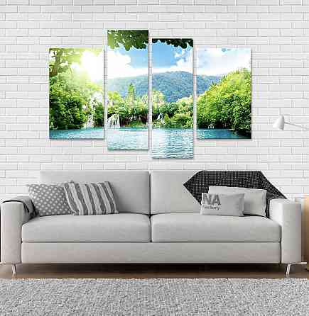 Модульна картина Природа Водоспад Art-120_4 Київ