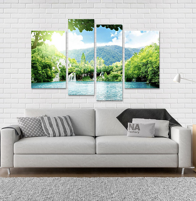 Модульна картина Природа Водоспад Art-120_4 Київ - фото 2