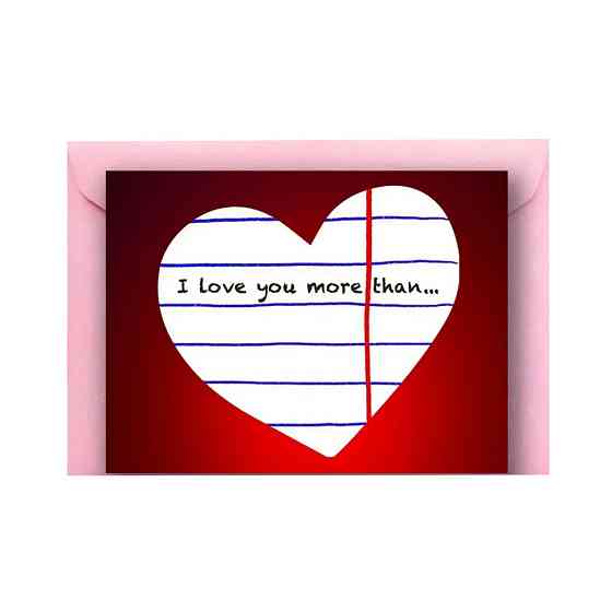 Листівка з конвертом Серце СS-GS-001 Вінниця