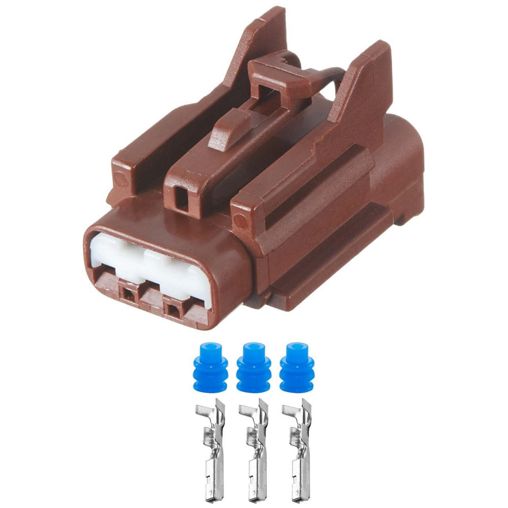 Роз'єм конектор 3-контактний Коричневий, Пластик, 7183-7771-87158-4883, YAZAKI Японія Багато Mitsubishi, Nissan 40441 Київ - фото 1