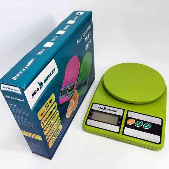 Цифрові ваги для харчових продуктів SeaBreeze, Кулінарні ваги для продуктів кухні з дисплеєм FC-82 Івано-Франківськ