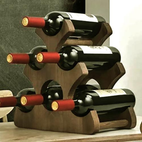 Настольная винная полка 