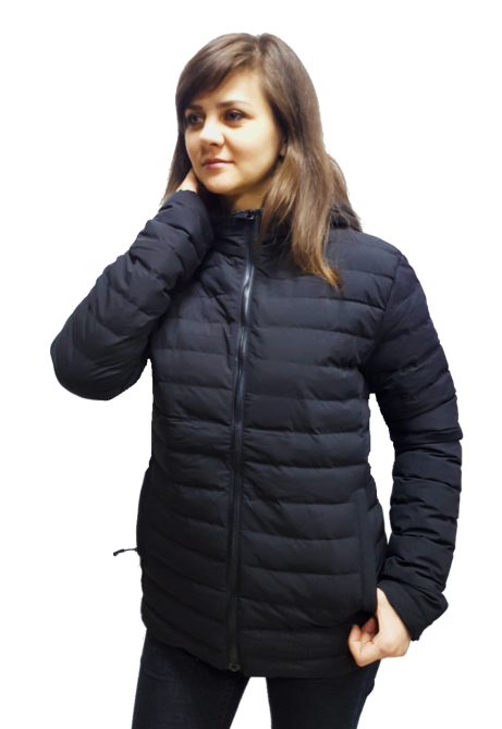 Женская демисезонная полу батальная стеганая куртка 